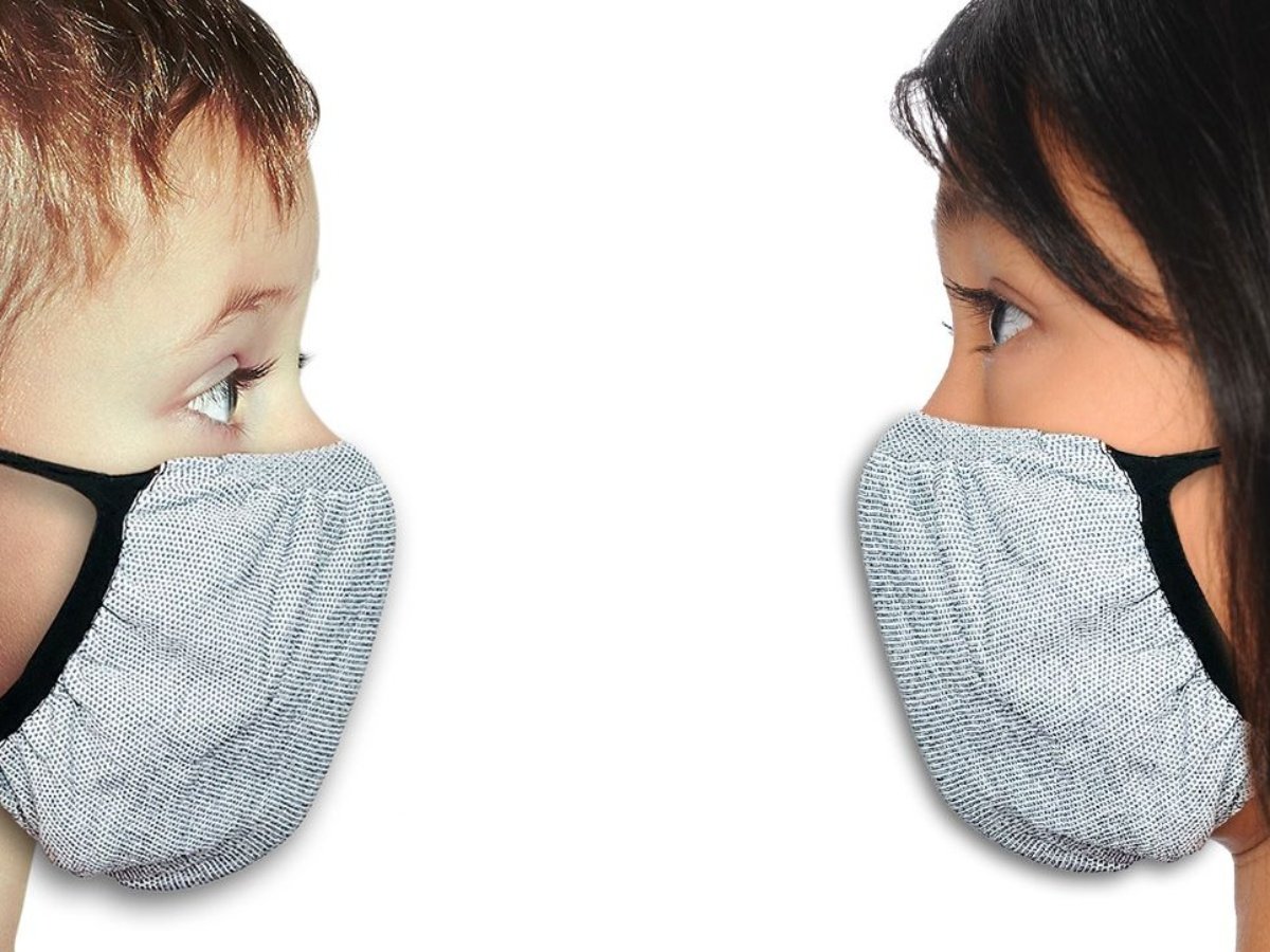 Anti-Microbial Mask - Grey (Kids)
